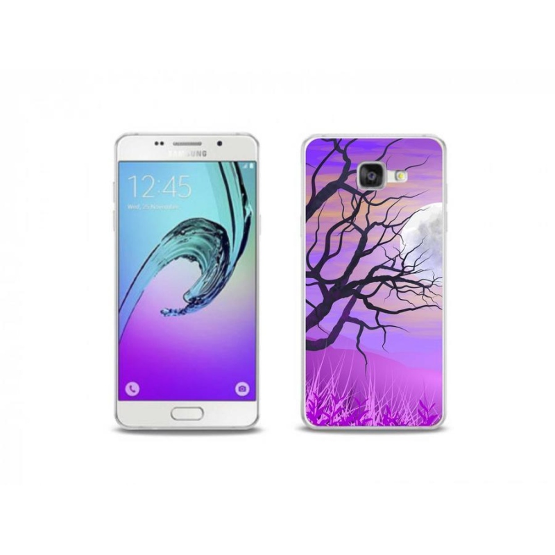 Gelový obal mmCase na mobil Samsung Galaxy A5 (2016) - kreslený opadaný strom