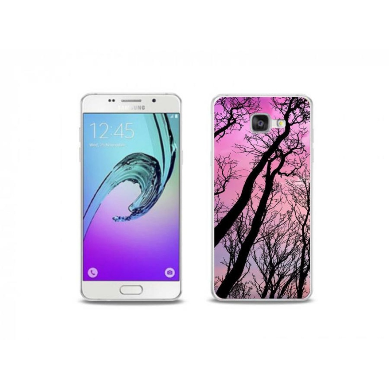 Gelový obal mmCase na mobil Samsung Galaxy A5 (2016) - opadané stromy
