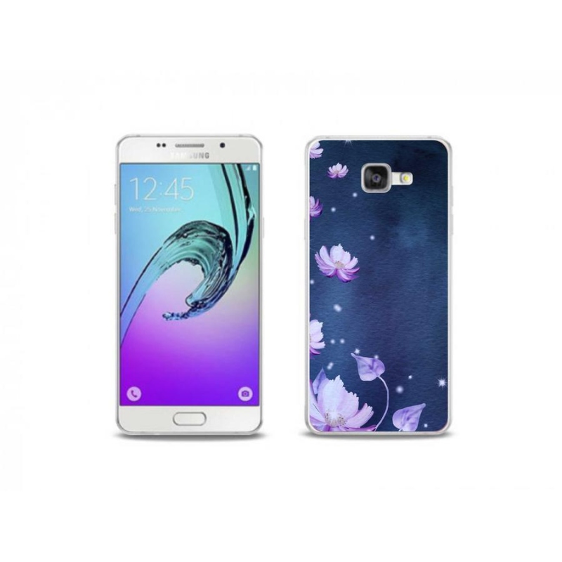 Gelový obal mmCase na mobil Samsung Galaxy A5 (2016) - padající květy