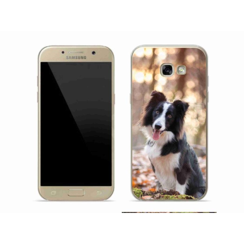 Gelový obal mmCase na mobil Samsung Galaxy A5 (2017) - border kolie 1