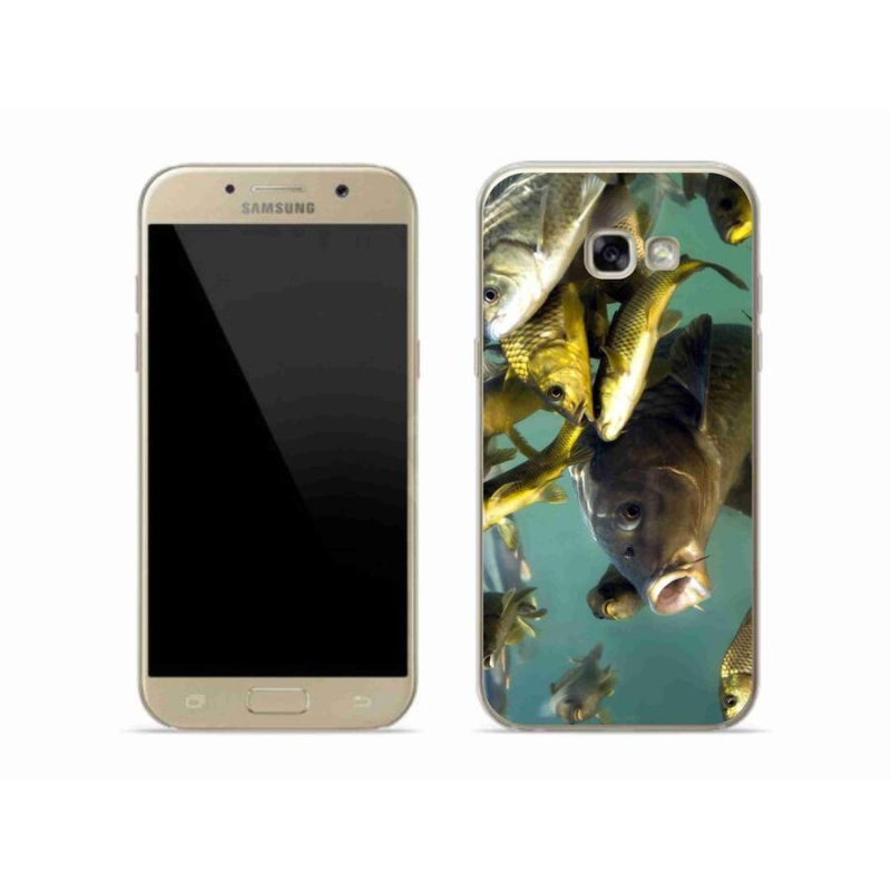 Gelový obal mmCase na mobil Samsung Galaxy A5 (2017) - hejno ryb