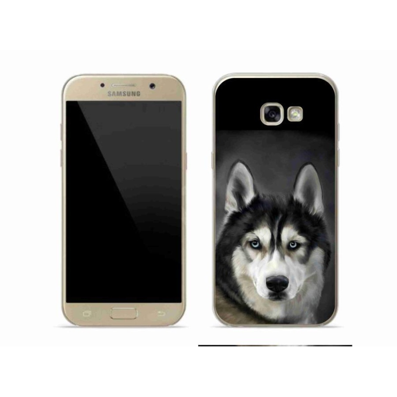 Gelový obal mmCase na mobil Samsung Galaxy A5 (2017) - husky