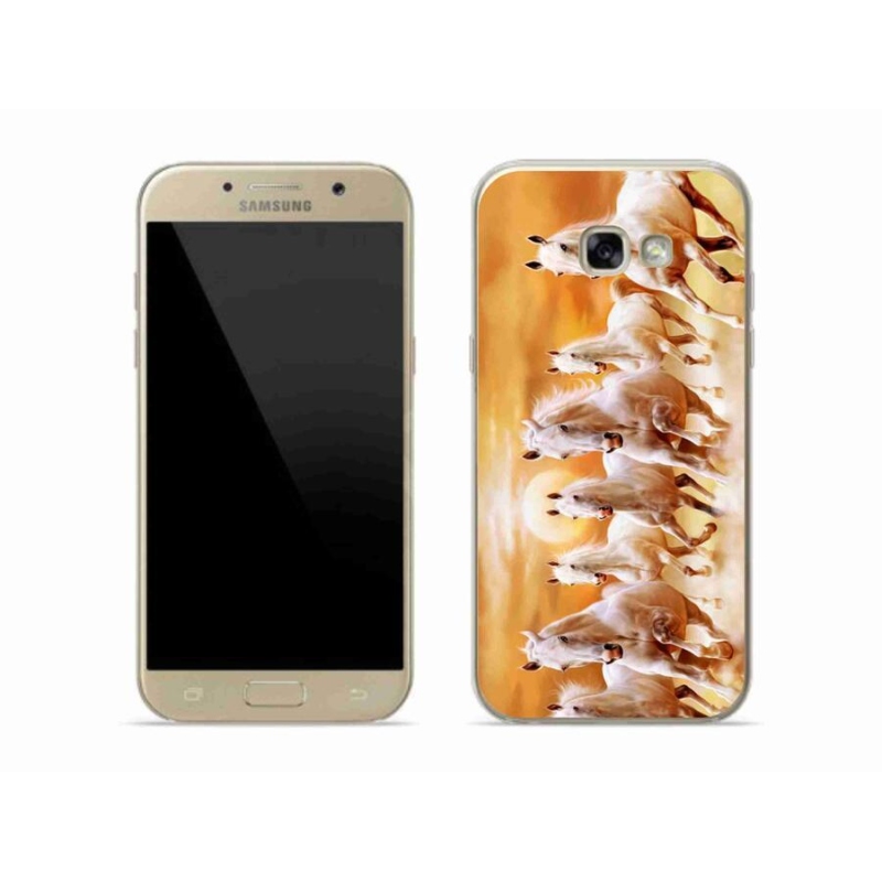 Gelový obal mmCase na mobil Samsung Galaxy A5 (2017) - koně 2
