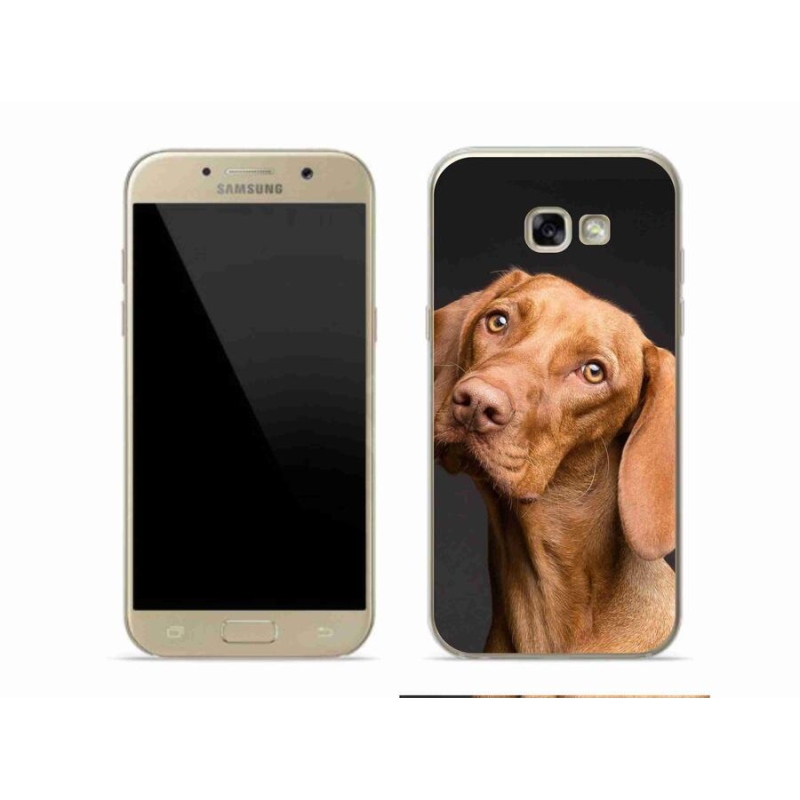 Gelový obal mmCase na mobil Samsung Galaxy A5 (2017) - maďarský ohař