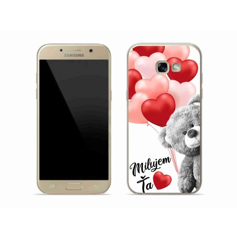 Gelový obal mmCase na mobil Samsung Galaxy A5 (2017) - milujem Ťa sk