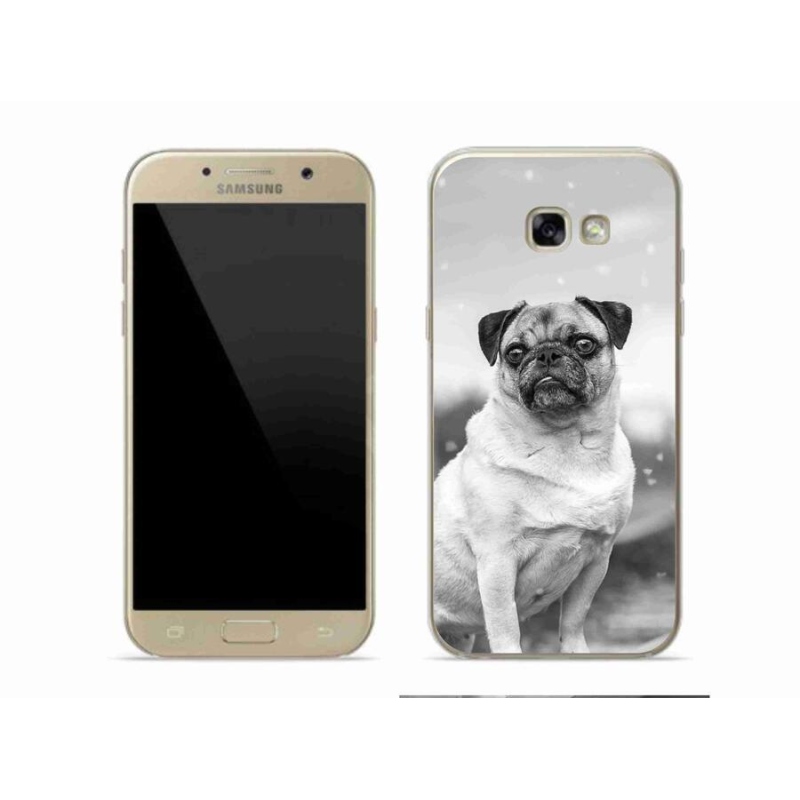 Gelový obal mmCase na mobil Samsung Galaxy A5 (2017) - mops