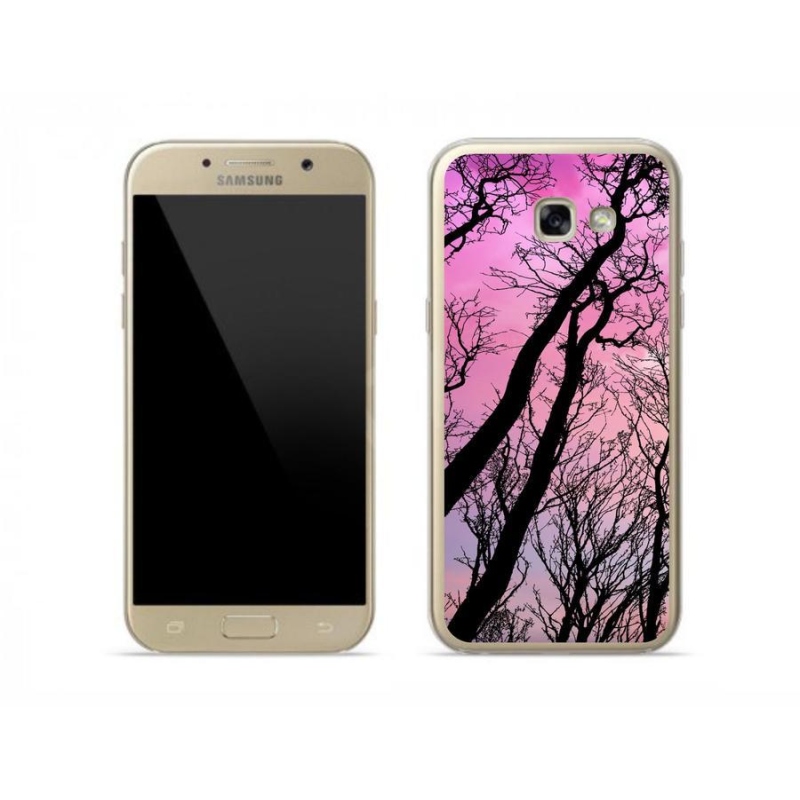 Gelový obal mmCase na mobil Samsung Galaxy A5 (2017) - opadané stromy