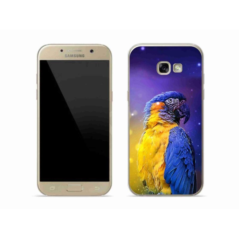 Gelový obal mmCase na mobil Samsung Galaxy A5 (2017) - papoušek ara 1