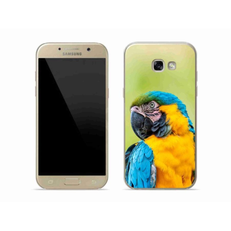 Gelový obal mmCase na mobil Samsung Galaxy A5 (2017) - papoušek ara 2