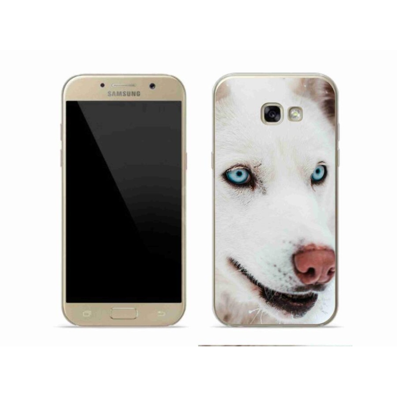 Gelový obal mmCase na mobil Samsung Galaxy A5 (2017) - psí pohled