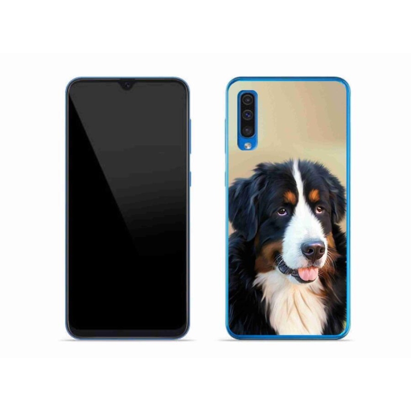 Gelový obal mmCase na mobil Samsung Galaxy A50 - bernský salašnický pes