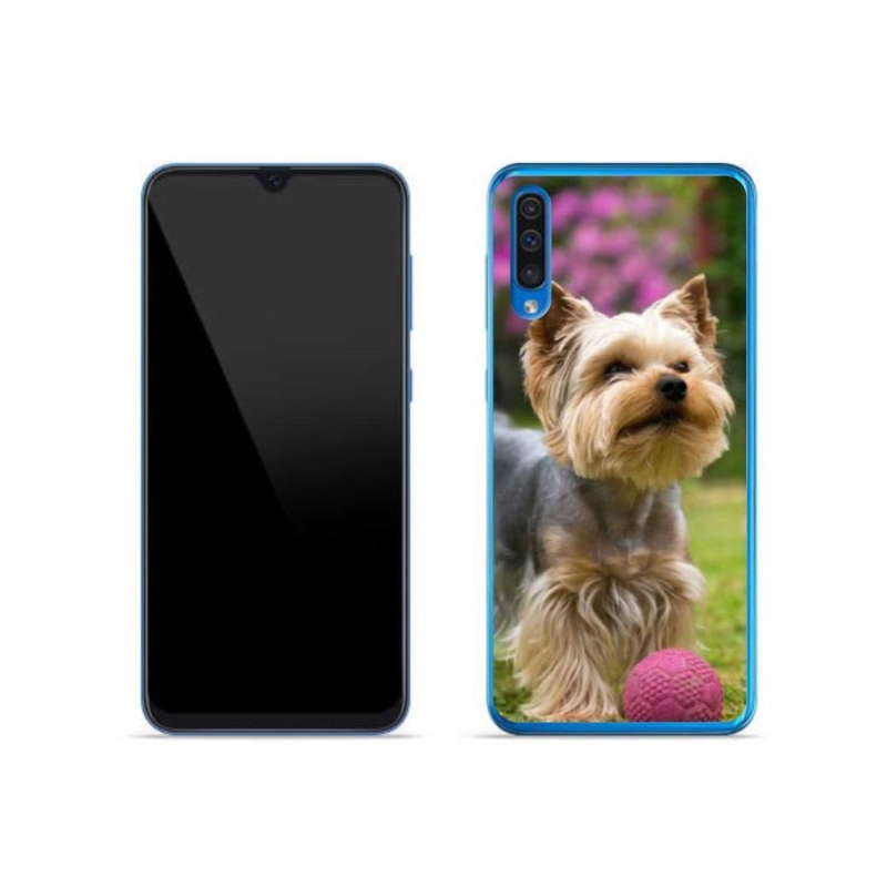 Gelový obal mmCase na mobil Samsung Galaxy A50 - jorkšír 4