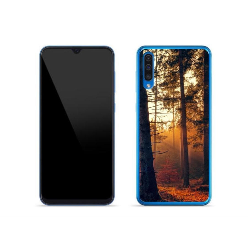 Gelový obal mmCase na mobil Samsung Galaxy A50 - les