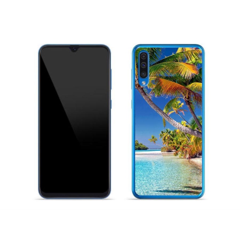 Gelový obal mmCase na mobil Samsung Galaxy A50 - mořská pláž