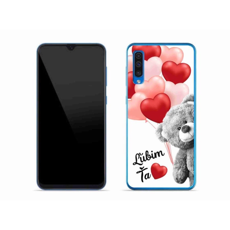 Gelový obal mmCase na mobil Samsung Galaxy A50 - ľúbim ťa sk
