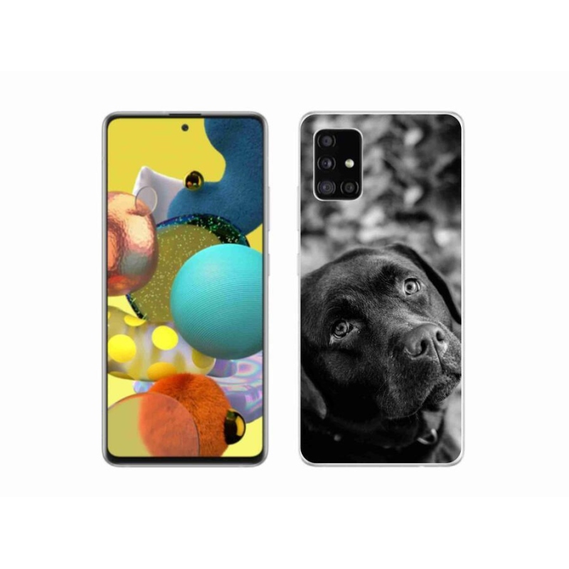 Gelový obal mmCase na mobil Samsung Galaxy A51 5G - labrador