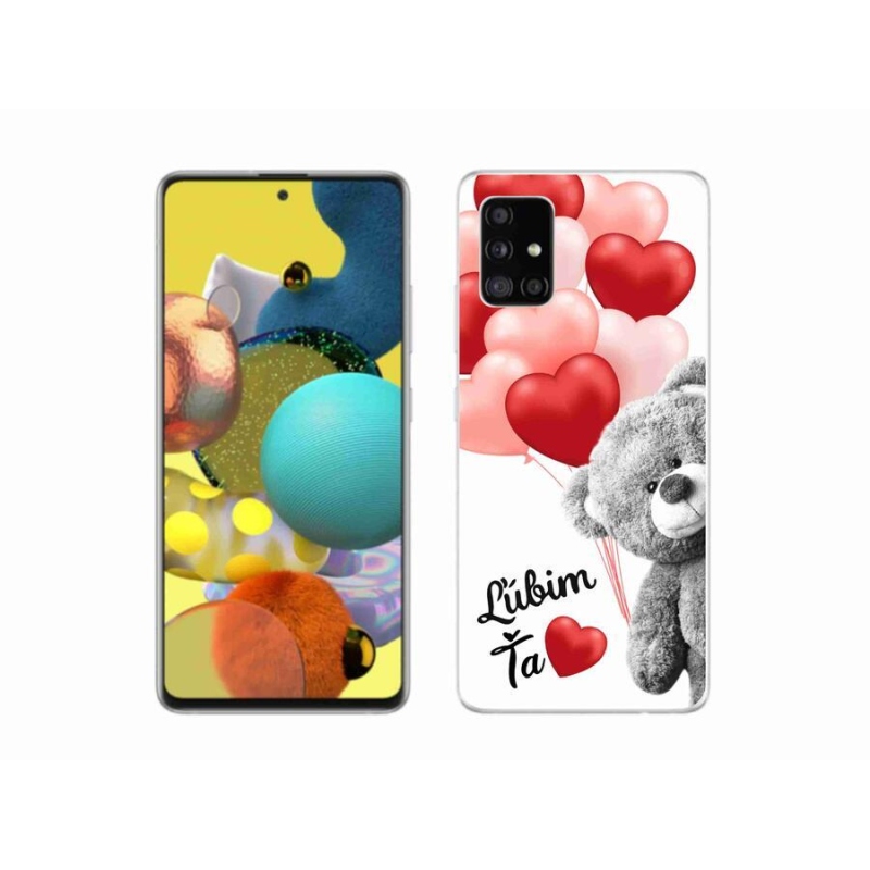 Gelový obal mmCase na mobil Samsung Galaxy A51 5G - ľúbim ťa sk