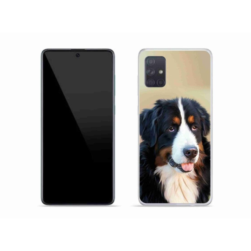 Gelový obal mmCase na mobil Samsung Galaxy A51 - bernský salašnický pes