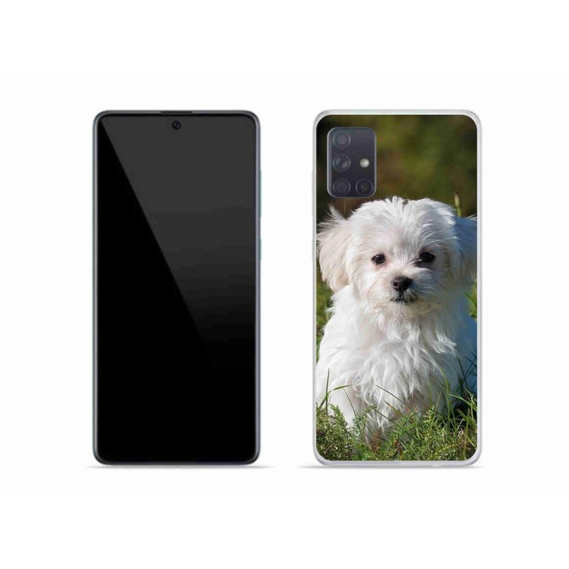 Gelový obal mmCase na mobil Samsung Galaxy A51 - bišonek