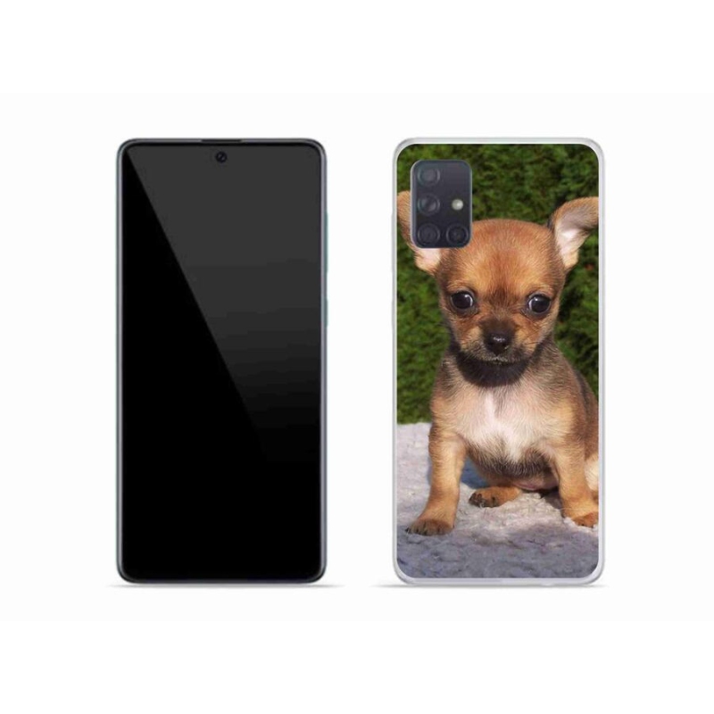 Gelový obal mmCase na mobil Samsung Galaxy A51 - čivava 3