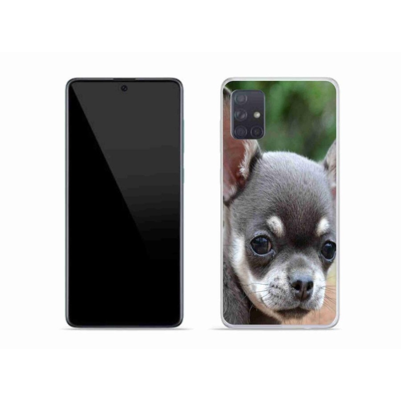 Gelový obal mmCase na mobil Samsung Galaxy A51 - čivava