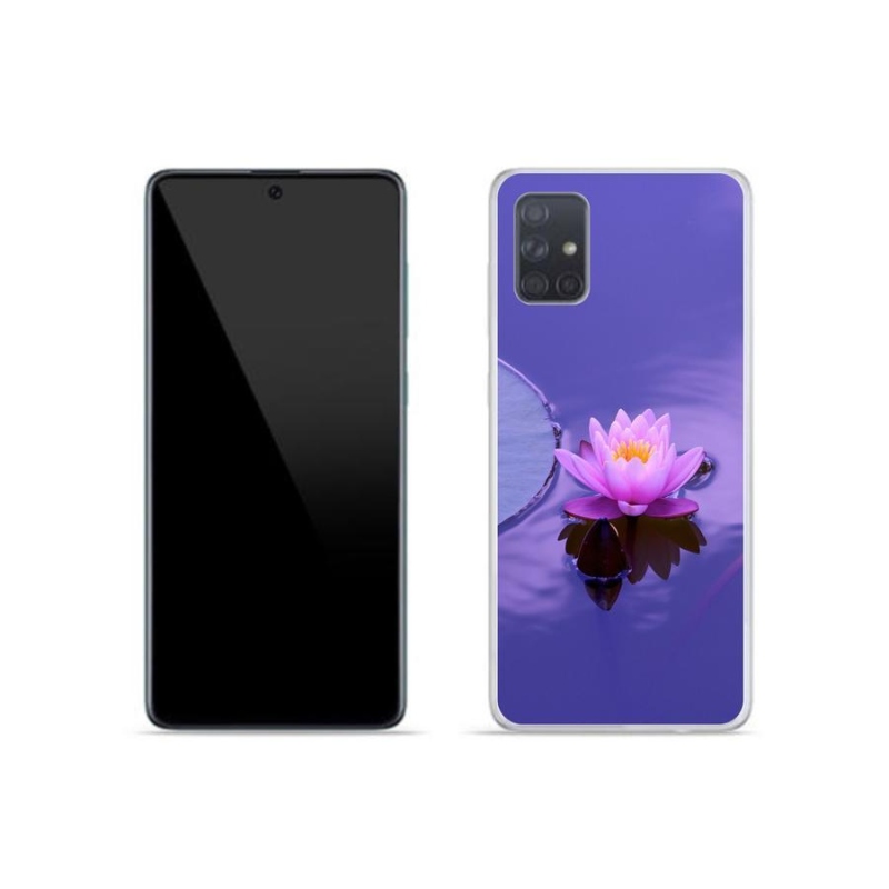 Gelový obal mmCase na mobil Samsung Galaxy A51 - květ na hladině