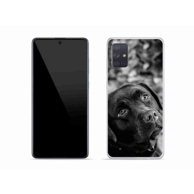 Gelový obal mmCase na mobil Samsung Galaxy A51 - labrador