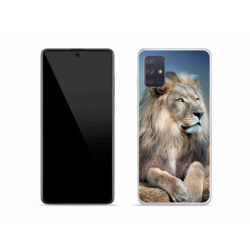 Gelový obal mmCase na mobil Samsung Galaxy A51 - lev 1