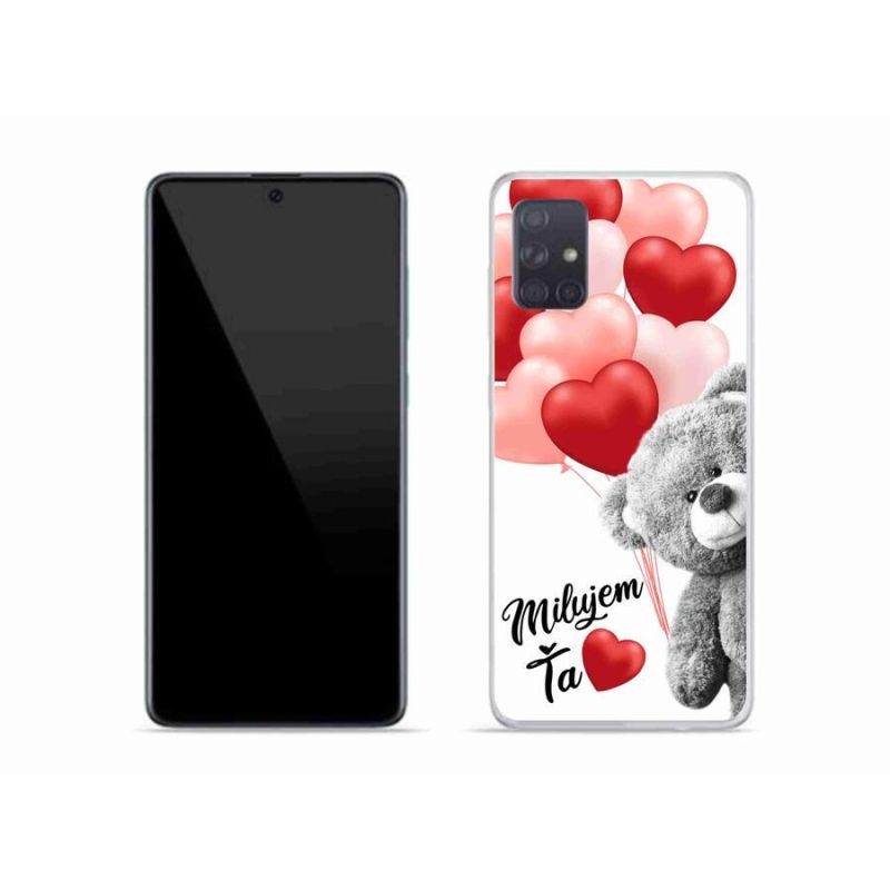 Gelový obal mmCase na mobil Samsung Galaxy A51 - milujem Ťa sk