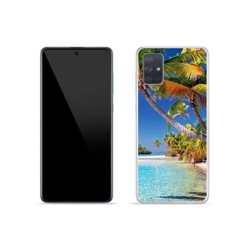 Gelový obal mmCase na mobil Samsung Galaxy A51 - mořská pláž
