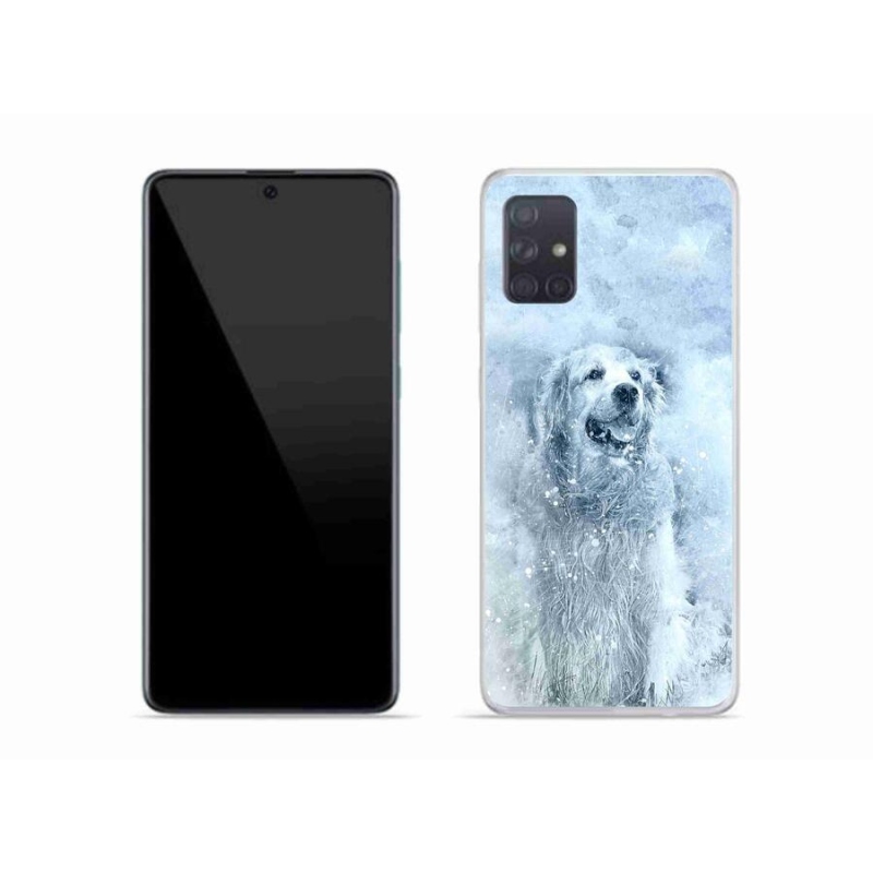 Gelový obal mmCase na mobil Samsung Galaxy A51 - retrívr