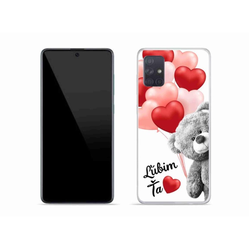Gelový obal mmCase na mobil Samsung Galaxy A51 - ľúbim ťa sk