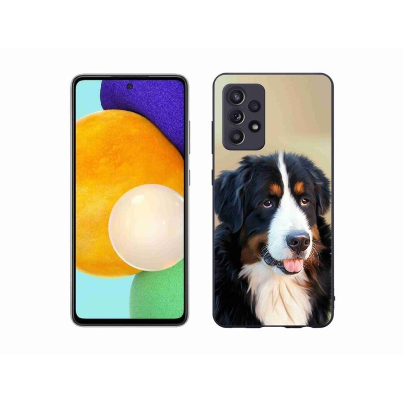 Gelový obal mmCase na mobil Samsung Galaxy A52/A52 5G - bernský salašnický pes