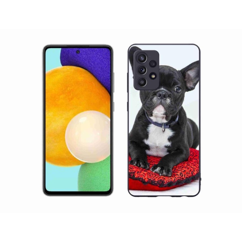 Gelový obal mmCase na mobil Samsung Galaxy A52/A52 5G - buldok