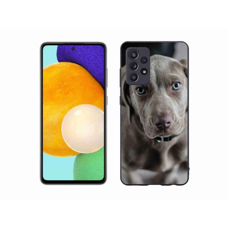 Gelový obal mmCase na mobil Samsung Galaxy A52/A52 5G - výmarský ohař