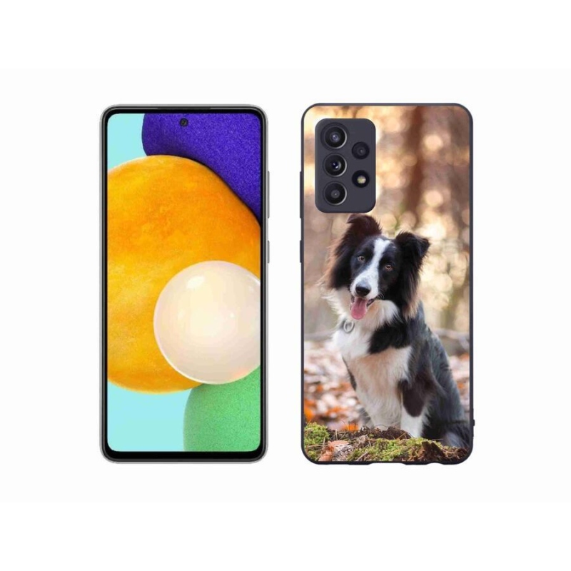 Gelový obal mmCase na mobil Samsung Galaxy A52s 5G - border kolie 1