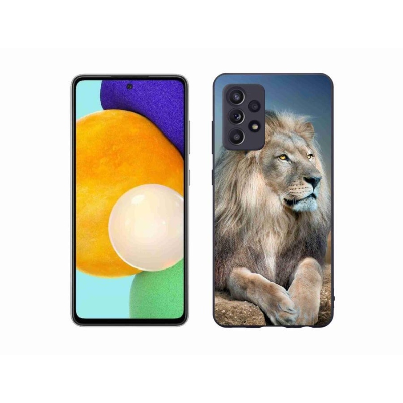 Gelový obal mmCase na mobil Samsung Galaxy A52s 5G - lev 1