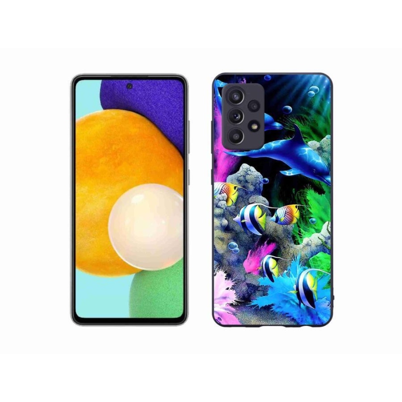 Gelový obal mmCase na mobil Samsung Galaxy A52s 5G - mořský svět