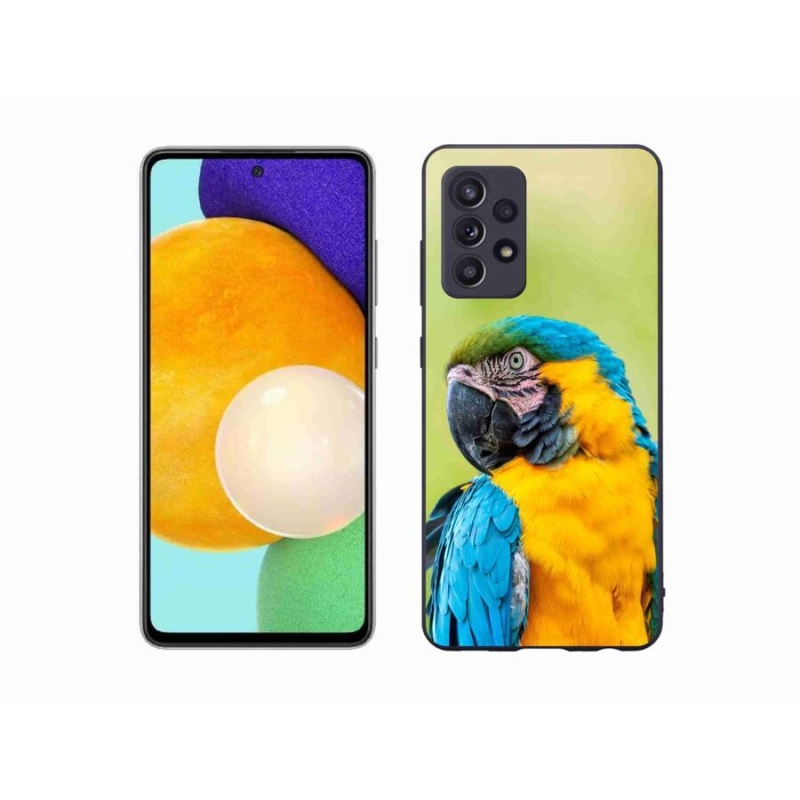 Gelový obal mmCase na mobil Samsung Galaxy A52s 5G - papoušek ara 2