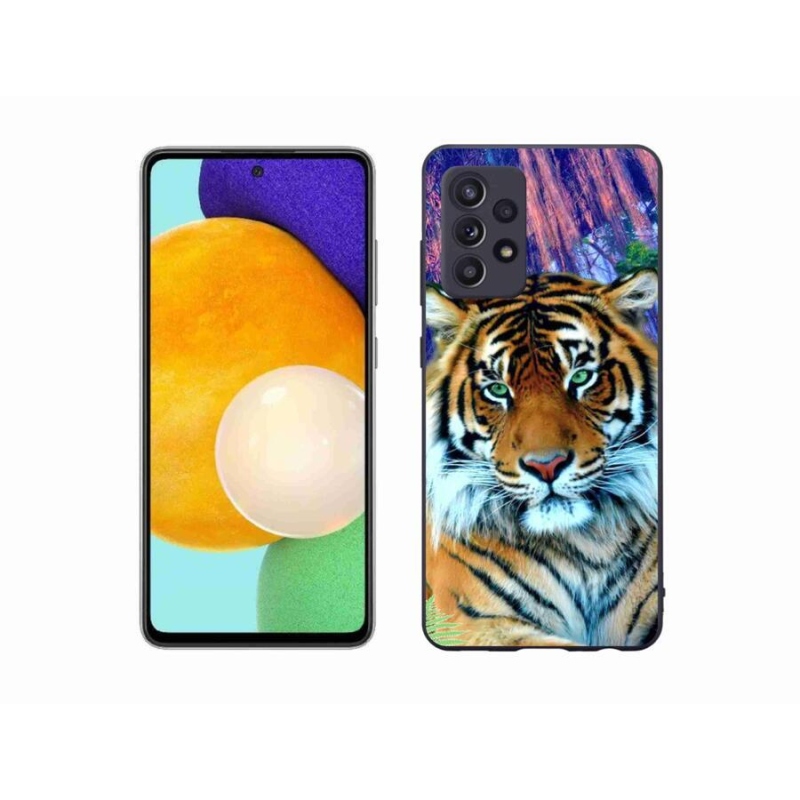 Gelový obal mmCase na mobil Samsung Galaxy A52s 5G - tygr
