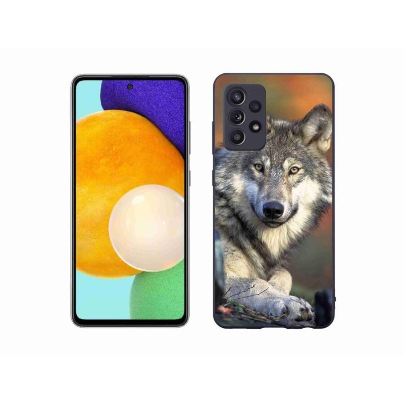 Gelový obal mmCase na mobil Samsung Galaxy A52s 5G - vlk
