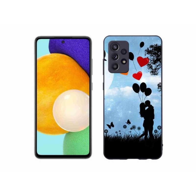 Gelový obal mmCase na mobil Samsung Galaxy A52s 5G - zamilovaný pár