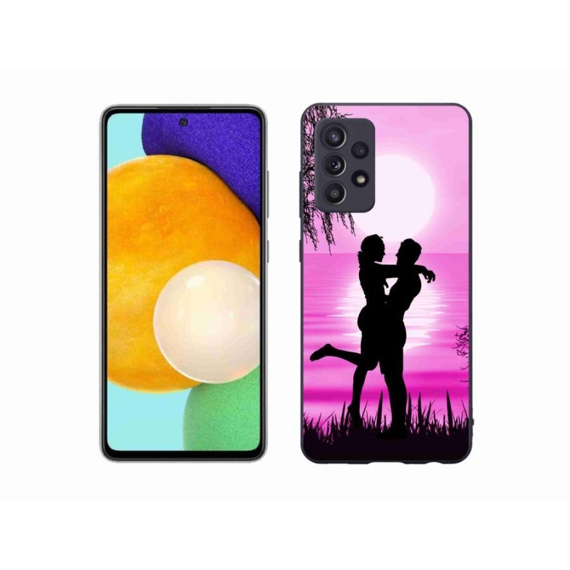 Gelový obal mmCase na mobil Samsung Galaxy A52s 5G - západ slunce