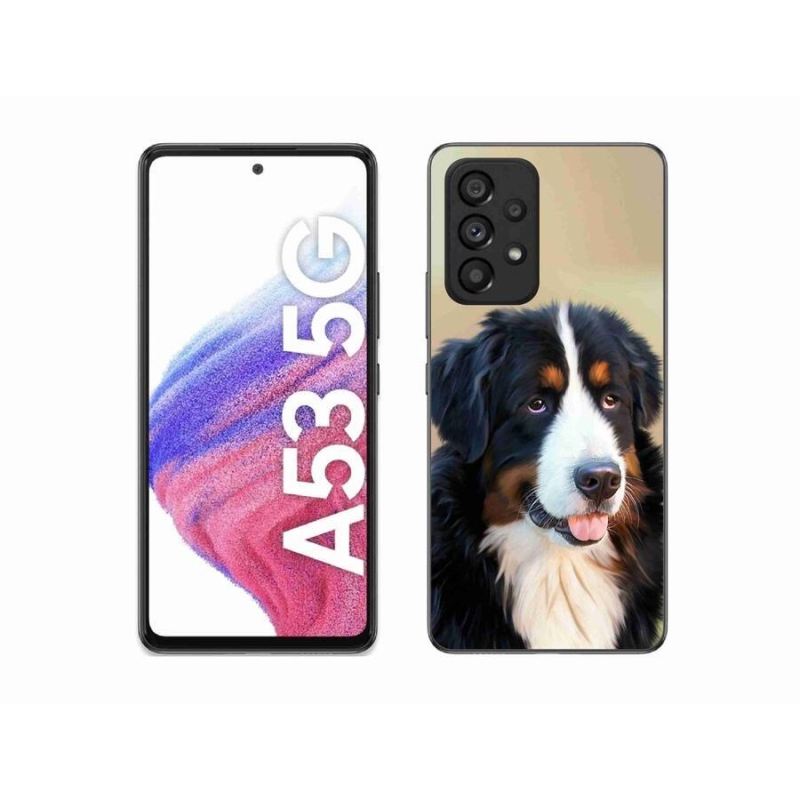 Gelový obal mmCase na mobil Samsung Galaxy A53 5G - bernský salašnický pes