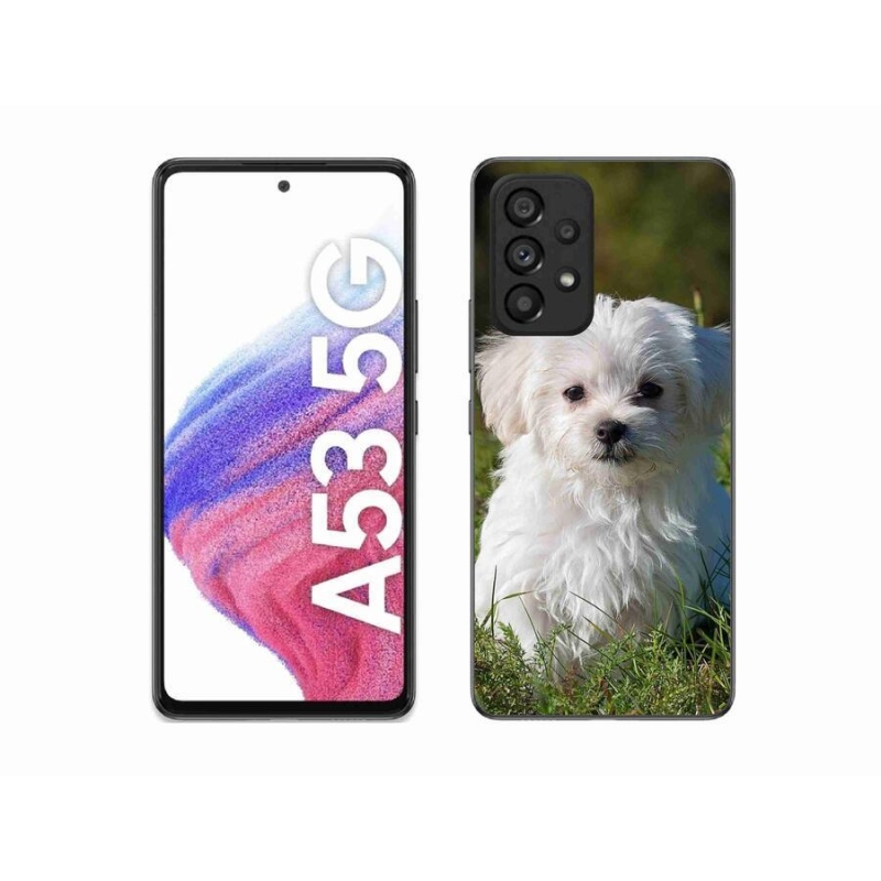 Gelový obal mmCase na mobil Samsung Galaxy A53 5G - bišonek
