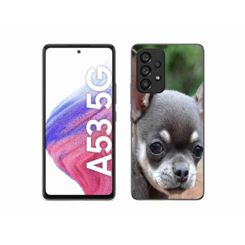 Gelový obal mmCase na mobil Samsung Galaxy A53 5G - čivava