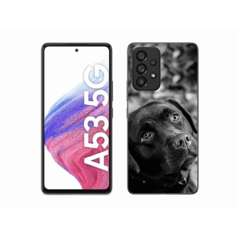 Gelový obal mmCase na mobil Samsung Galaxy A53 5G - labrador