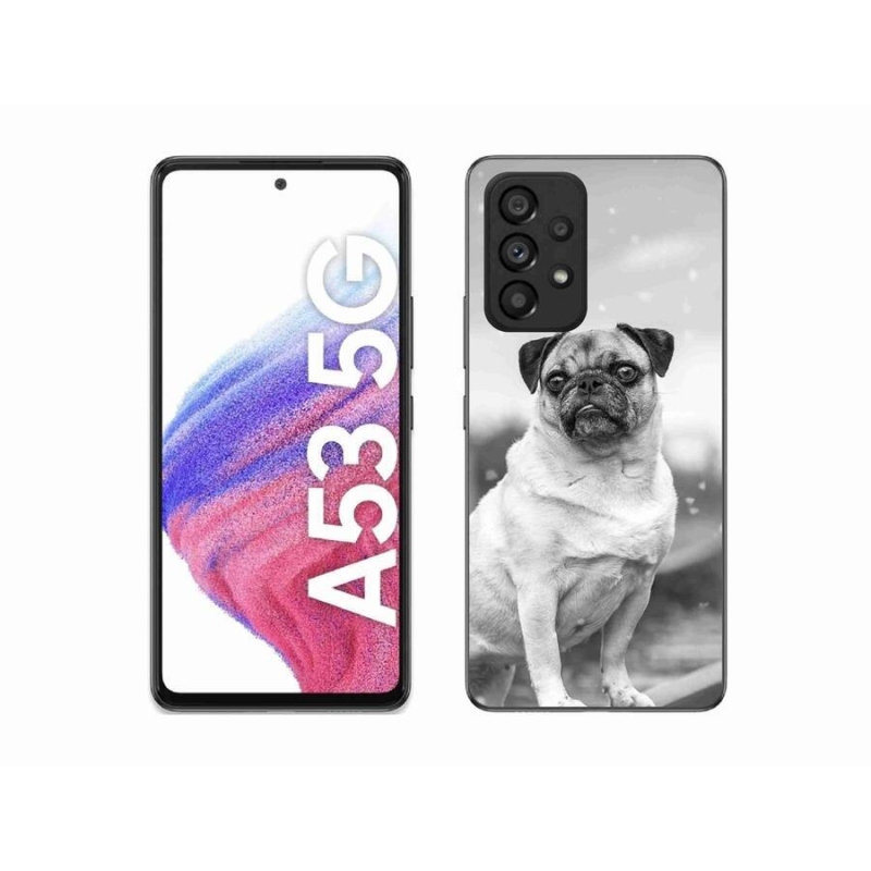 Gelový obal mmCase na mobil Samsung Galaxy A53 5G - mops