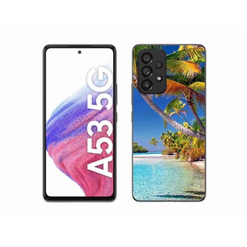 Gelový obal mmCase na mobil Samsung Galaxy A53 5G - mořská pláž