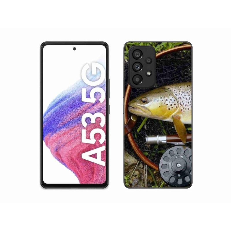 Gelový obal mmCase na mobil Samsung Galaxy A53 5G - pstruh 2